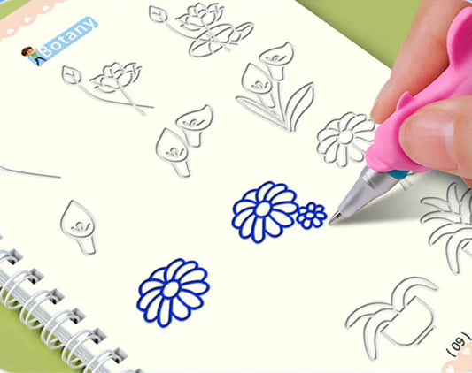 MagicGroove Reusable Tracing Book Set - 4 books included!